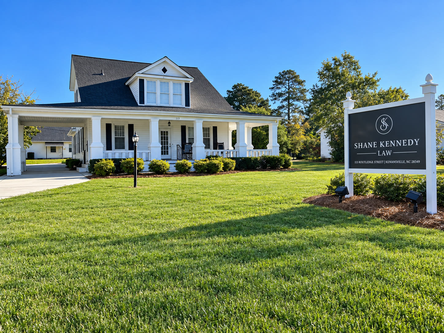Shane Kennedy Law office in Kenansville